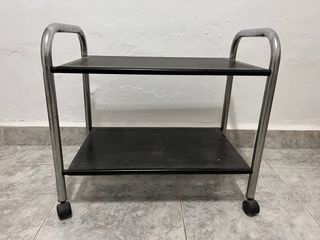 Mesita auxiliar vintage 2 estantes