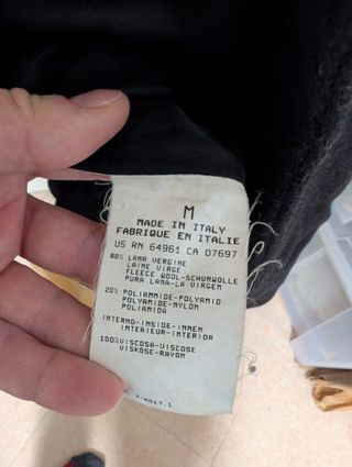 Cappotto donna Sisley lana Made in Italy grigio