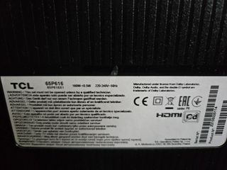 Televisor Negro y Azul