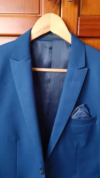 Traje azul ceremonia/fiesta