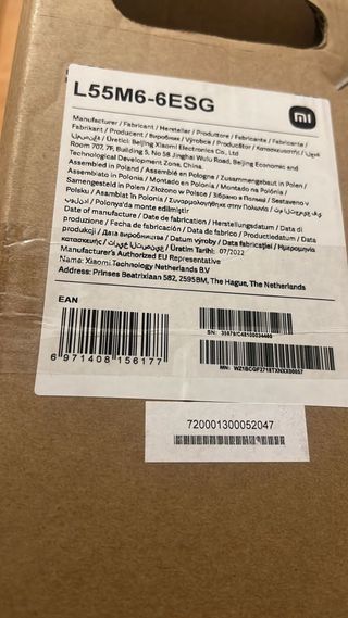 smart TV Xiaomi 55” sin abrir entrega gratis