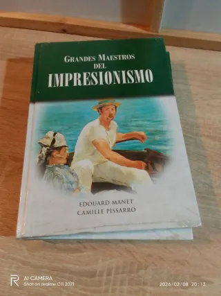 4 libros de grandes maestros del impresionismo