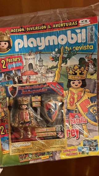 Playmobil Revista N° 28 Rey de los Caballeros