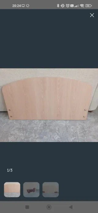 Piecero cama articulada madera