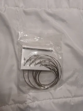 Set de Pendientes Aro y Corazón