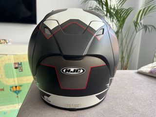 Casco HJC Negro y Rojo