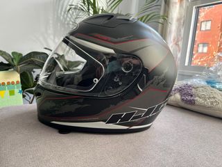 Casco HJC Negro y Rojo