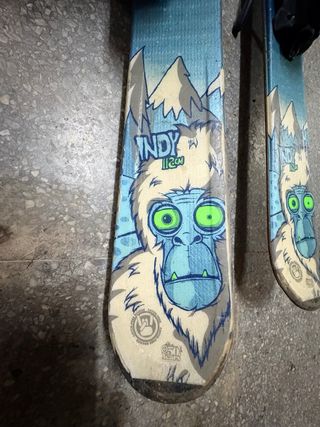 Esquís infantiles K2 Indy 112 cm, botas Head 21,5