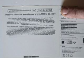 MacBook Pro 14 M2 Pro COMO NUEVO