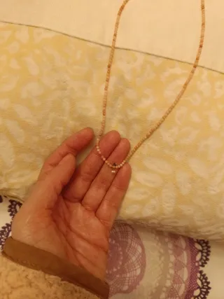 Collar Tous Cuarzo Rosa y Oro