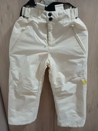 Pantalón de esquí blanco para niños