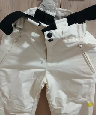 Pantalón de esquí blanco para niños