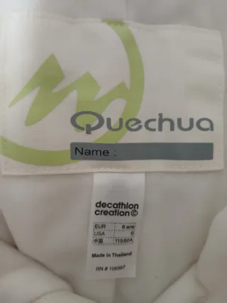 Pantalón de esquí blanco para niños