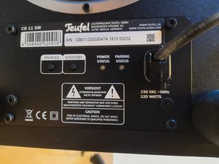 90 W Teufel CB 11 SW subwoofer activo