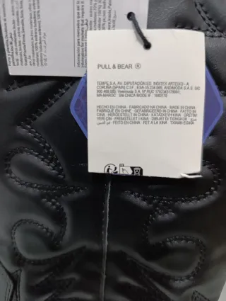 Botas cowboy Pull&Bear negras