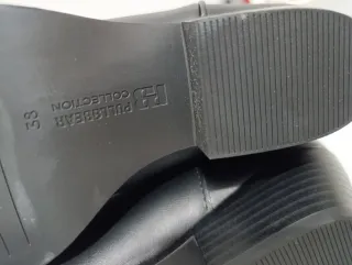 Botas cowboy Pull&Bear negras