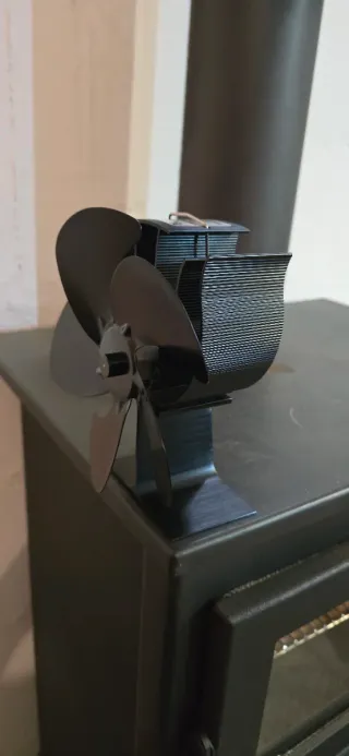 Ventilador Estufa Xmasneed Negro