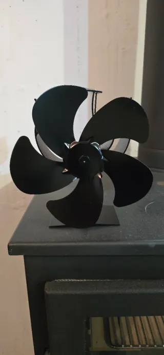 Ventilador Estufa Xmasneed Negro