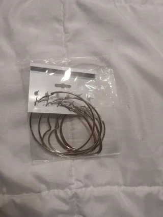 Set Pendientes Aro y Corazón