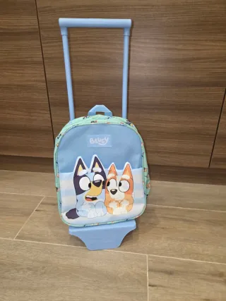 Mochila con ruedas Bluey y Bingo