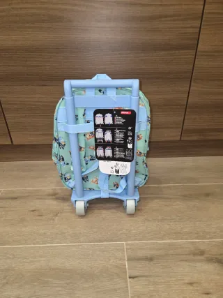 Mochila con ruedas Bluey y Bingo