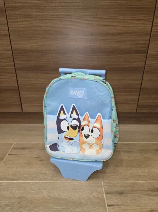 Mochila con ruedas Bluey y Bingo