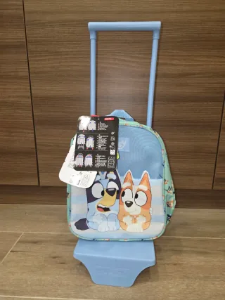 Mochila con ruedas Bluey y Bingo