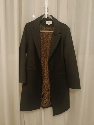 Abrigo Etam Negro Talla S