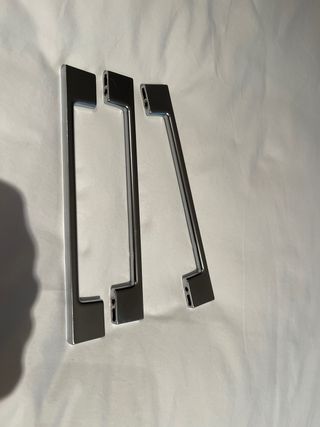 3 Tiradores Puerta Armario Metálicos