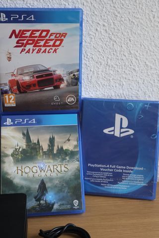 PS4 (PlayStation 4) con 2 mandos 512gb y 6 juegos