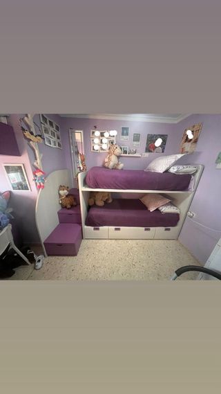 Litera con escaleras (sin colchones)