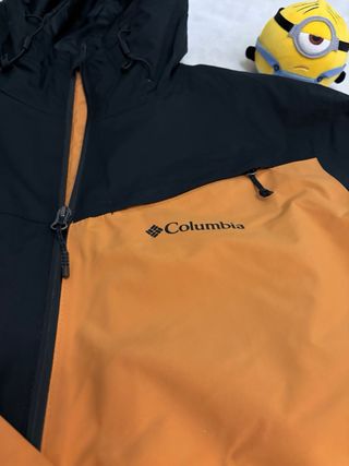 Chaqueta Columbia Talla M Negra y Naranja esquiar