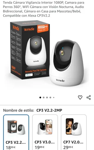 Cámara Tenda Motorizada Conectada