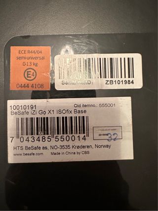 Base Isofix BeSafe Izi Go