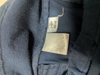 Pantalón premamá azul marino talla 40-42