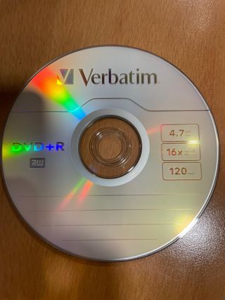 DVD+R Verbatim 4.7GB 16x 120min (53 DVD’s)