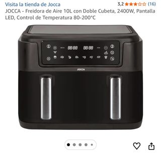 Freidora de aire JOCCA doble