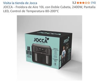 Freidora de aire JOCCA doble