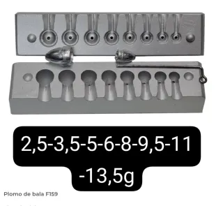 Anzuelos Texas para pesca del blass y plomito bala