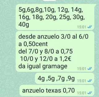 Anzuelos Texas para pesca del blass y plomito bala