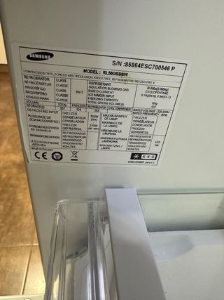 Nevera Congelador Samsung Blanca