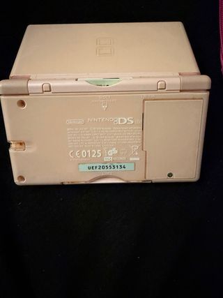 Nintendo DS Lite Rosa + Cargador + Estuche + Tarje