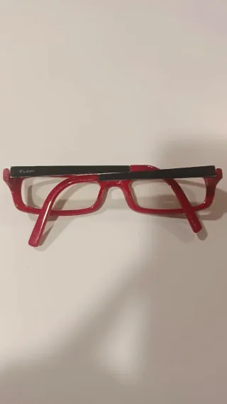 Montura de gafas roja