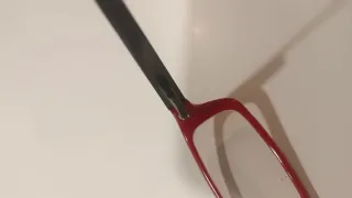 Montura de gafas roja