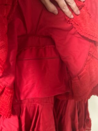 Traje de flamenca rojo