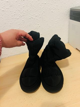 Botas de nieve y frio zara