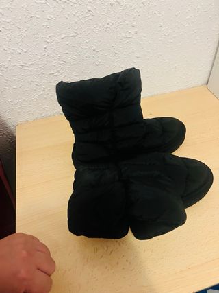 Botas de nieve y frio zara