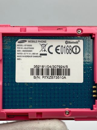 Samsung Wave GT-S5250 Rosa Completo