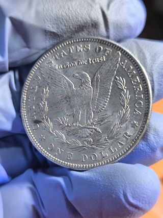 Moneda 1 Dólar Morgan Plata 1886 Pensilvania