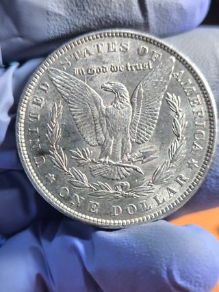 Moneda 1 Dólar Morgan Plata 1886 Pensilvania